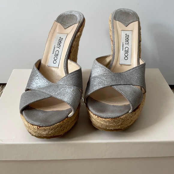 Jimmy Choo espadrille wedge